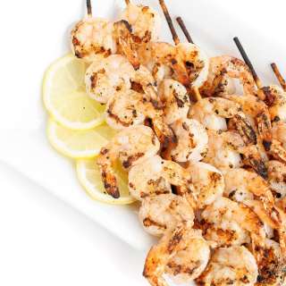 Grilled Shrimp Shawarma Skewers