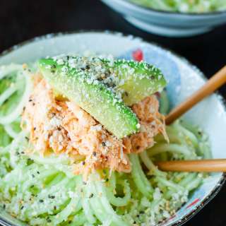 Spicy Sriracha Crab and Cucumber Salad