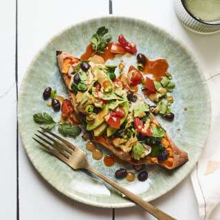 Black Bean Stuffed Sweet Potatoes