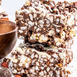 Crispy Chocolate Rice Cake Bars