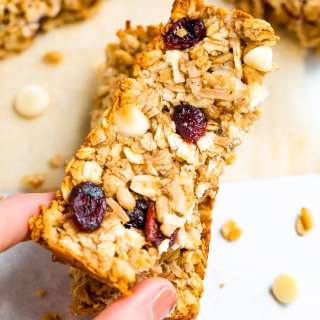Cranberry Coconut Granola Bars