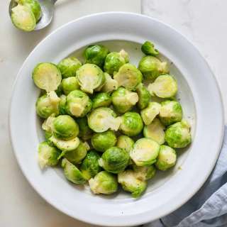 Boiled Brussels Sprouts