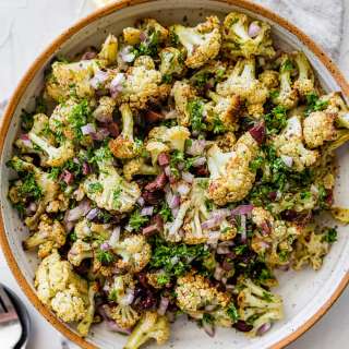 Roasted Cauliflower Salad