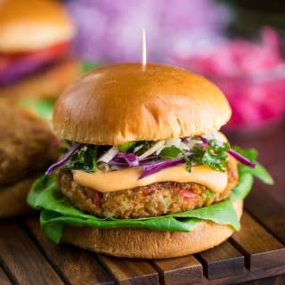Homemade White Bean Burgers