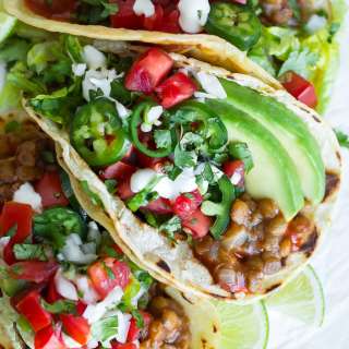 Instant Pot Lentil Tacos