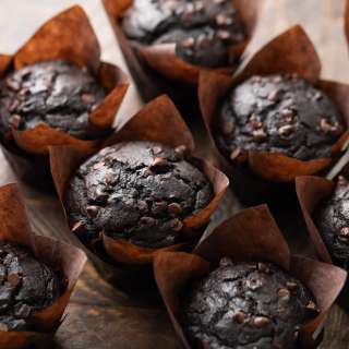Chocolate Pumpkin Muffins