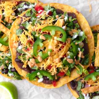 Black Bean Tostadas