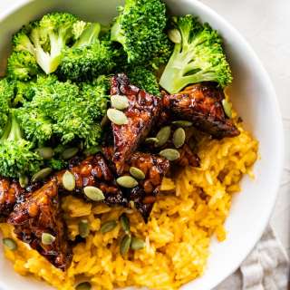Maple Balsamic Tempeh Bowls