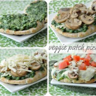 Veggie Pita Pizzas