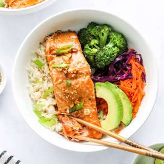 Teriyaki Salmon Bowls