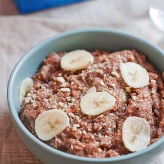 Banana Almond Teff Porridge
