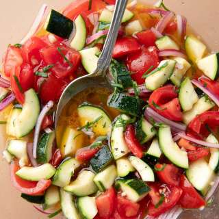 Marinated Zucchini Salad