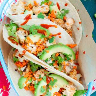 Vegan Roasted Cauliflower Tacos