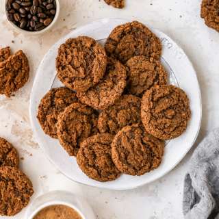 Almond Butter Espresso Cookies