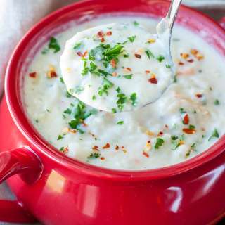 Pressure Cooker Creamy Cauliflower Soup