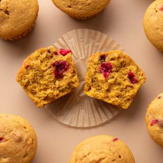Pumpkin Cranberry Muffins