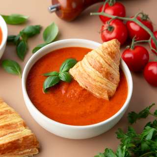Healthy Fire-Roasted Tomato Soup