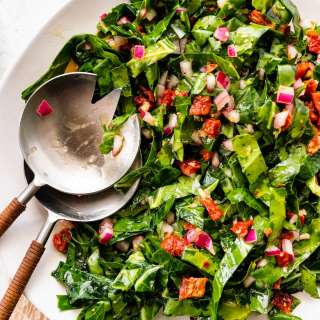 Raw Collard Greens Salad