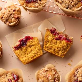 Cranberry Sauce Muffins