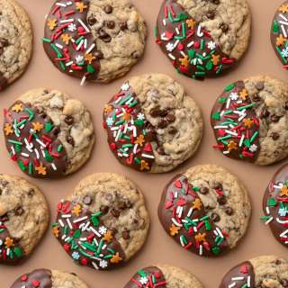 Chocolate Chip Christmas Cookies