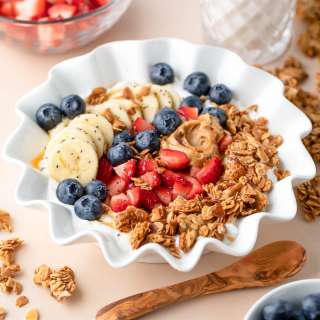 Fruit and Granola Yogurt Bowl