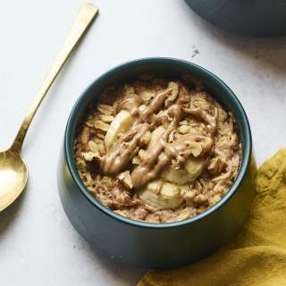 Single Serving Banana Walnut Baked Oatmeal