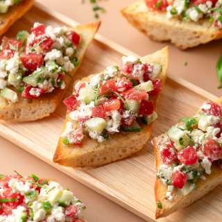 Garden Fresh Mediterranean Bruschetta