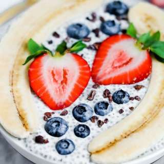 Banana Split Chia Seed Pudding