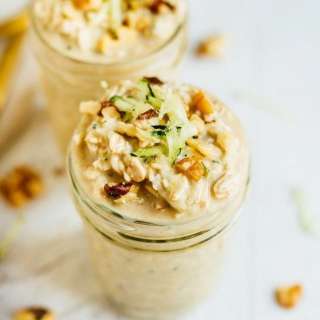 Zucchini Bread Overnight Oats