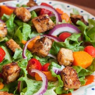 Maple Lemon Tempeh Cubes