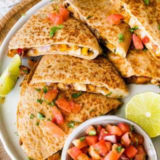 Healthy Chicken Quesadilla