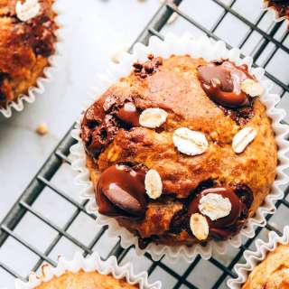 Oatmeal Banana Muffins
