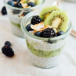 Kiwi Chia Pudding Parfait