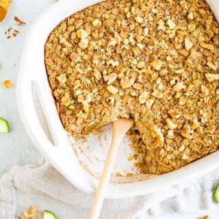 Zucchini Bread Baked Oatmeal