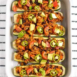 Taco Zucchini Boats