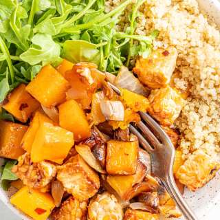 Tempeh Butternut Squash Bake