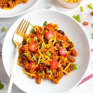 One-Skillet Enchilada Pasta