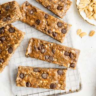 Chocolate Peanut Butter Granola Bars