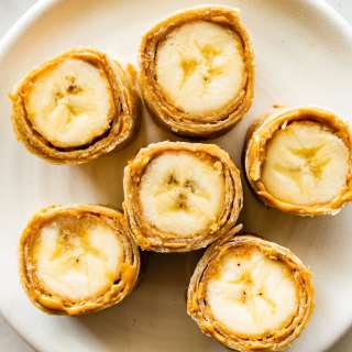 Banana Sushi Roll Ups