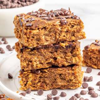Pumpkin Protein Bars (Vegan + Gluten Free)