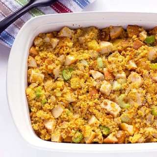 Cornbread Stuffing with Apples Recipe