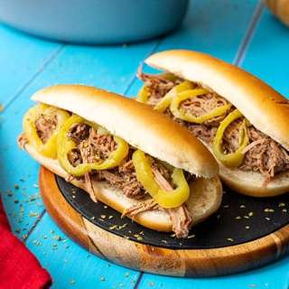 Spicy Crock Pot Italian Beef Recipe