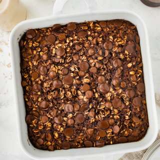 Cauliflower Brownie Baked Oatmeal