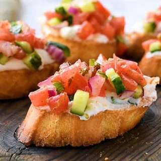 Greek Bruschetta with Feta recipe
