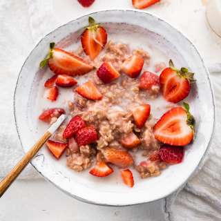 Strawberries and Cream Oatmeal