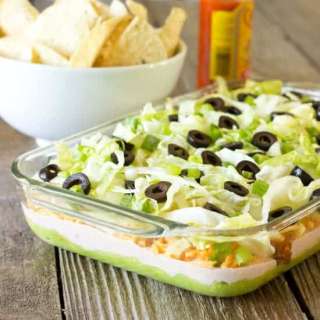 7 Layer Chicken Taco Dip Recipe