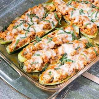 Chicken Parmesan Zucchini Boats Recipe