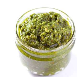 Basil Pesto with Almonds Recipe