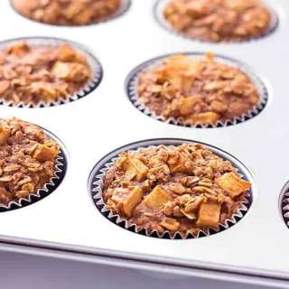 Apple Cinnamon Baked Oatmeal Muffins Recipe