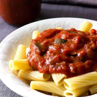 Zucchini Mushroom Pasta Sauce Recipe